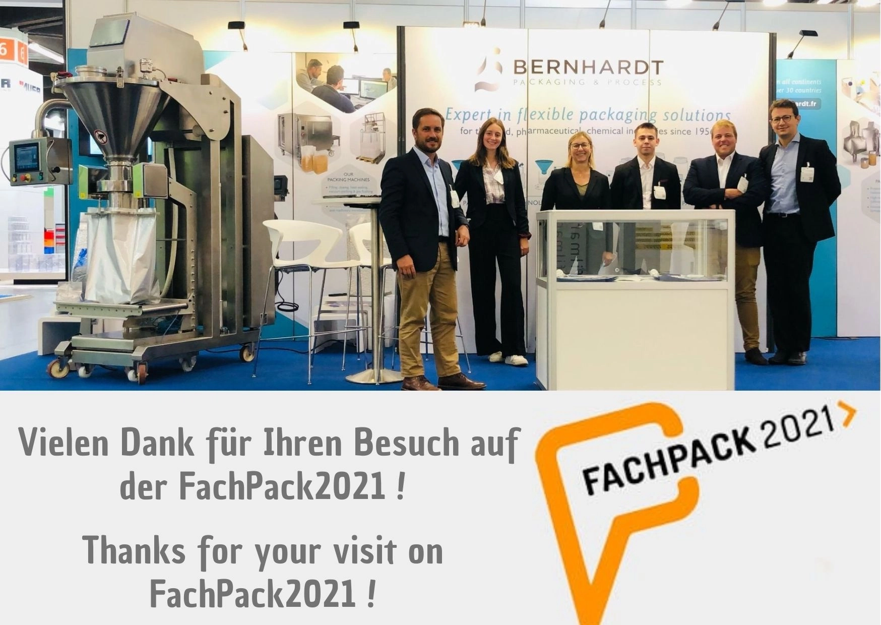 Carte remerciement FACHPACK 2021