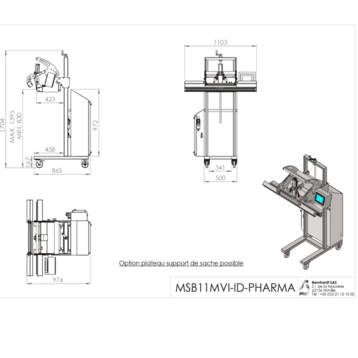 BERNHARDT - Plan Soudeuse à Vide et Réinjection Pharma